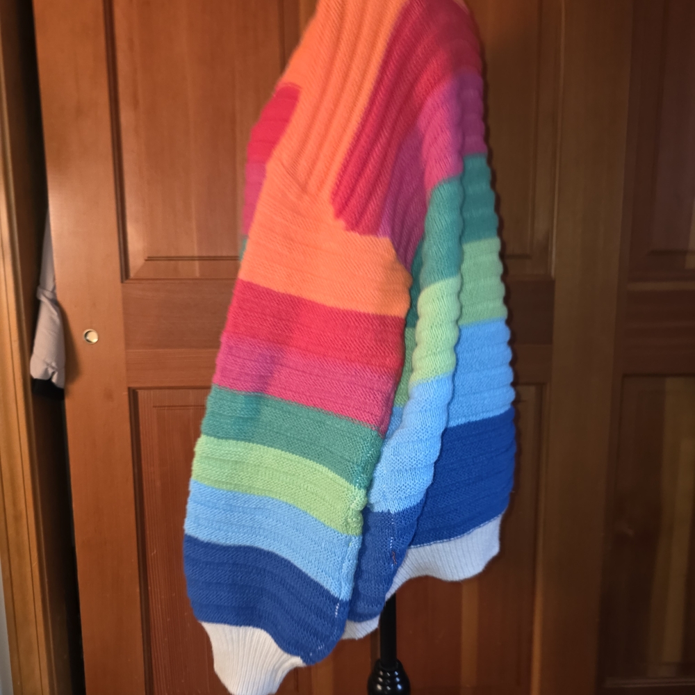 DAVI & DANI Multicolor Striped Cardigan - Picture 3 of 10